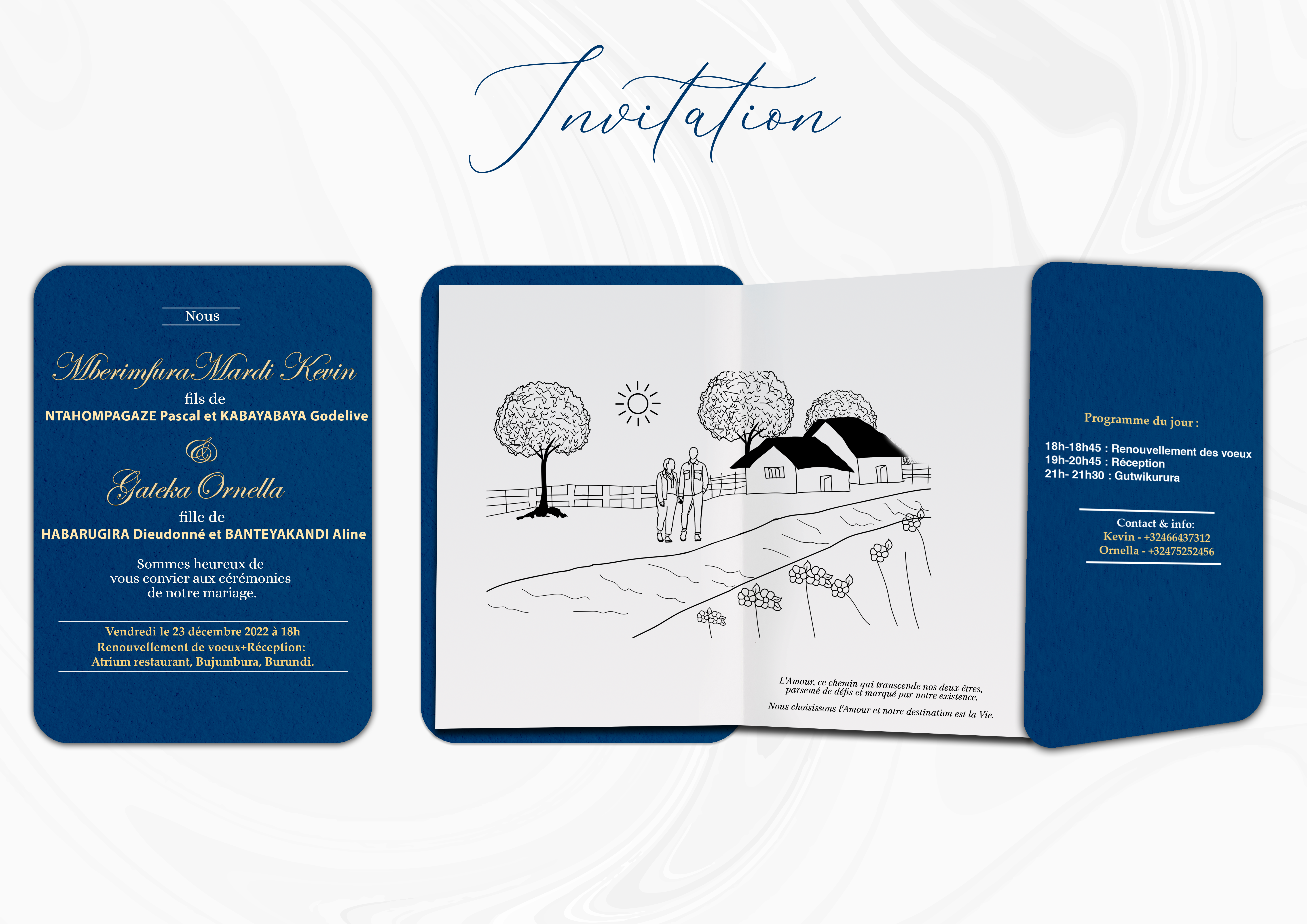 Engagement invitation card